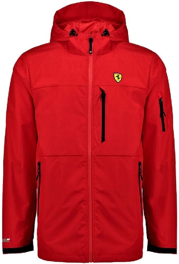 Men's Jacket Ferrari Men Rain Jacket Red, M