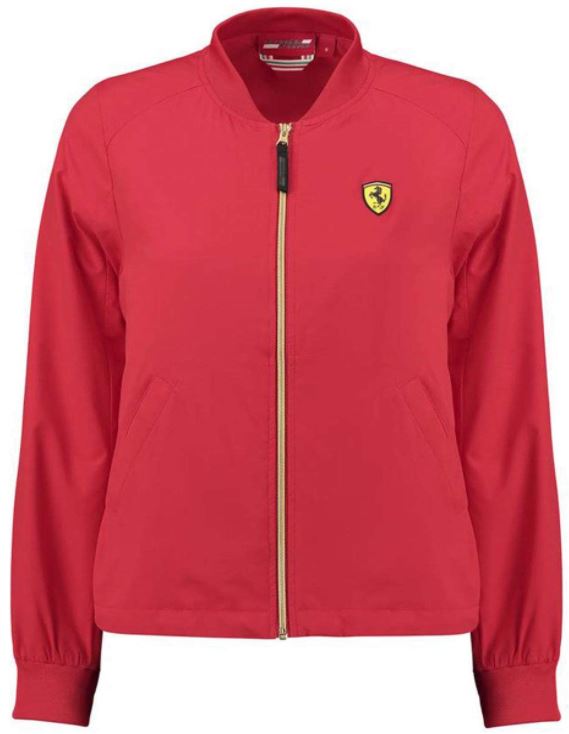 Women's Ferrari Bomber Jacket Red, 2Xs