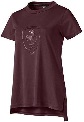 Ferrari SF LS Big Shirt Tee Wine Women