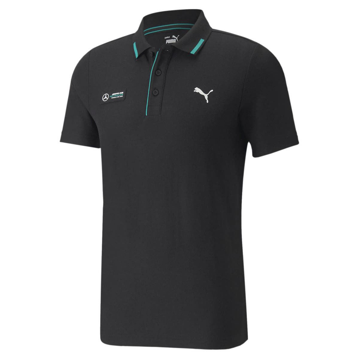 Mercedes MAPF1 Basic Polo Black Men