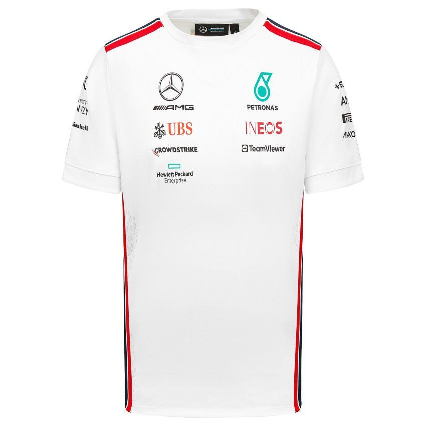 Mercedes AMG Petronas F1 2024 Men T-Shirt White