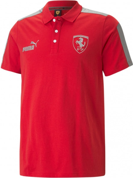 Ferrari Race MT7 Monochrome Polo Red