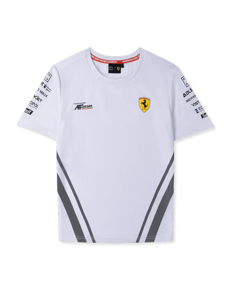 Ferrari Team Safety Tee - White - Men's