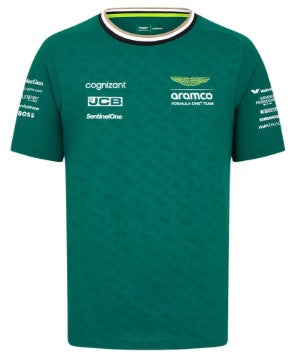 Aston Martin Cognizant F1 Team 2024 Fernando Alonso F1 Team T-Shirt Green