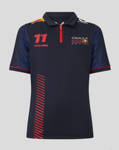 Red Bull Polo Shirt Sergio Perez Night Sky Dark blue Junior