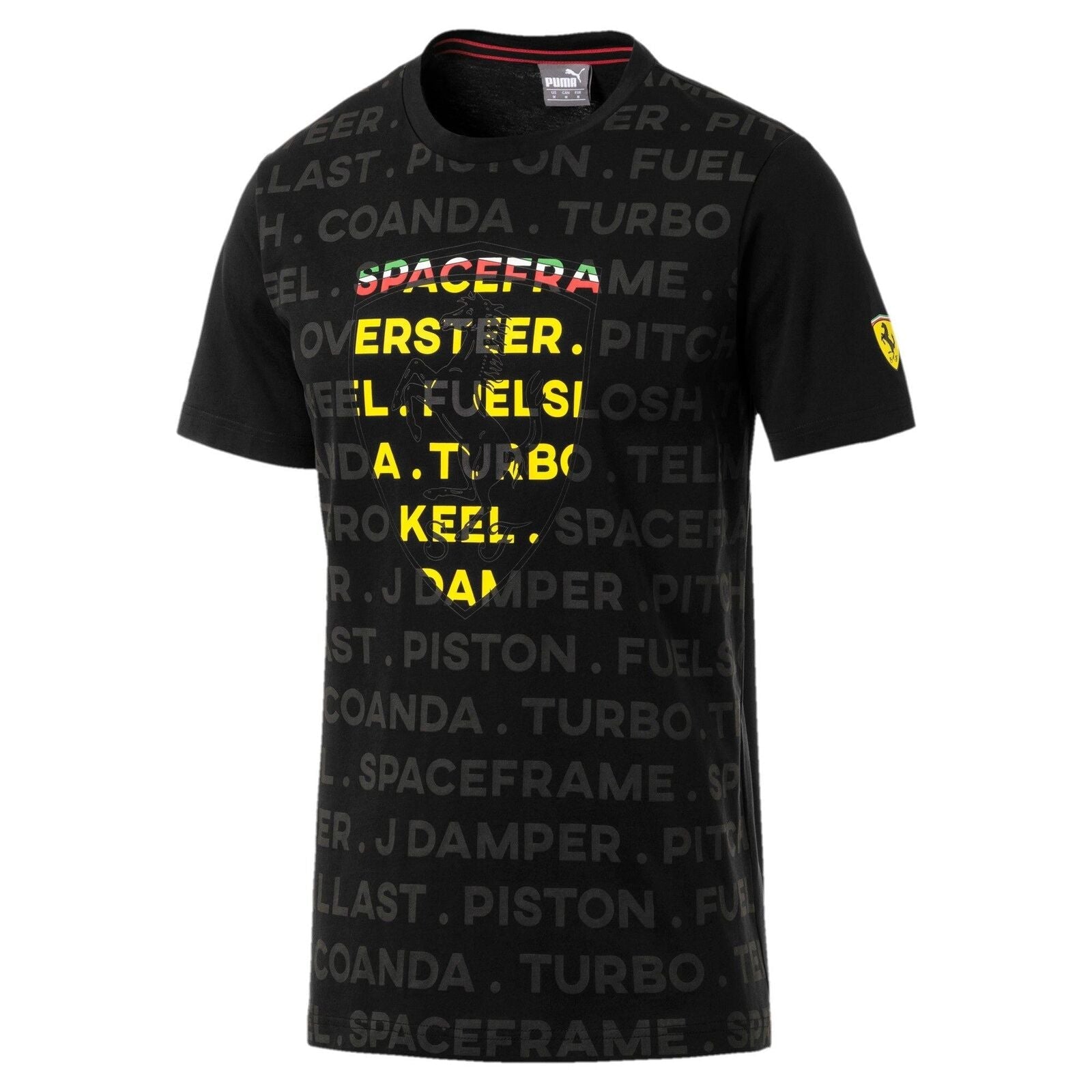 Ferrari SF Big Shield Tee Black