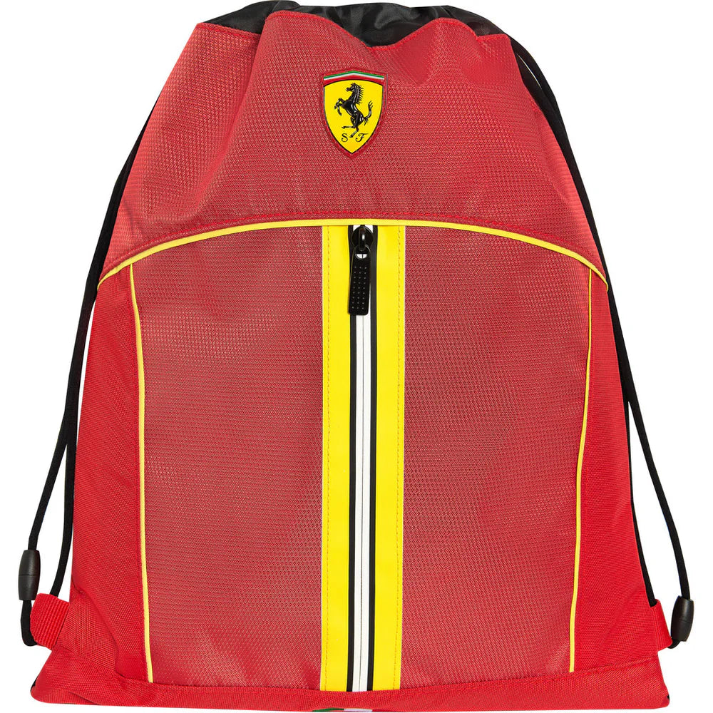 Sacca coulisse ufficiale Ferrari Kids Rosso/Giallo