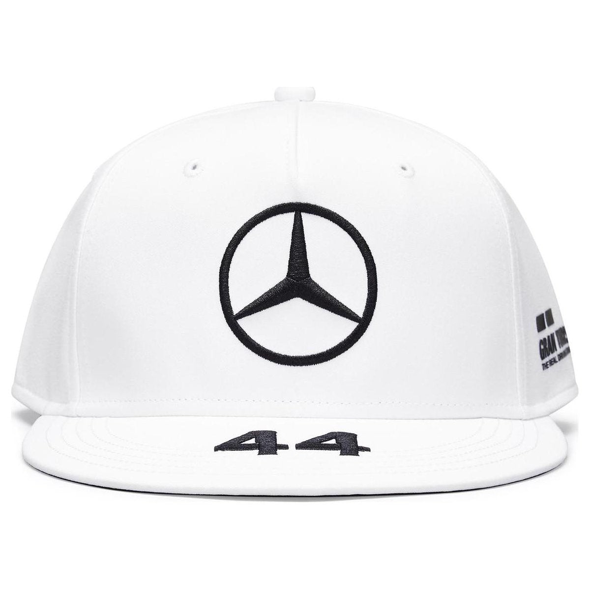 Mercedes Petronas 2021 Lewis Hamilton Flatbrim White Cap