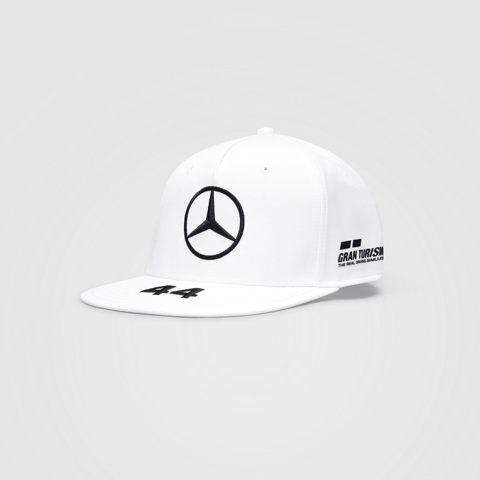 Mercedes Petronas 2021 Lewis Hamilton Flatbrim White Cap