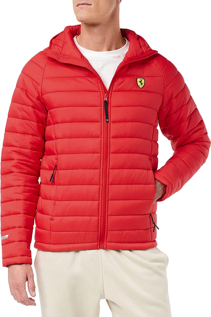 Ferrari Quilted Jacket Red