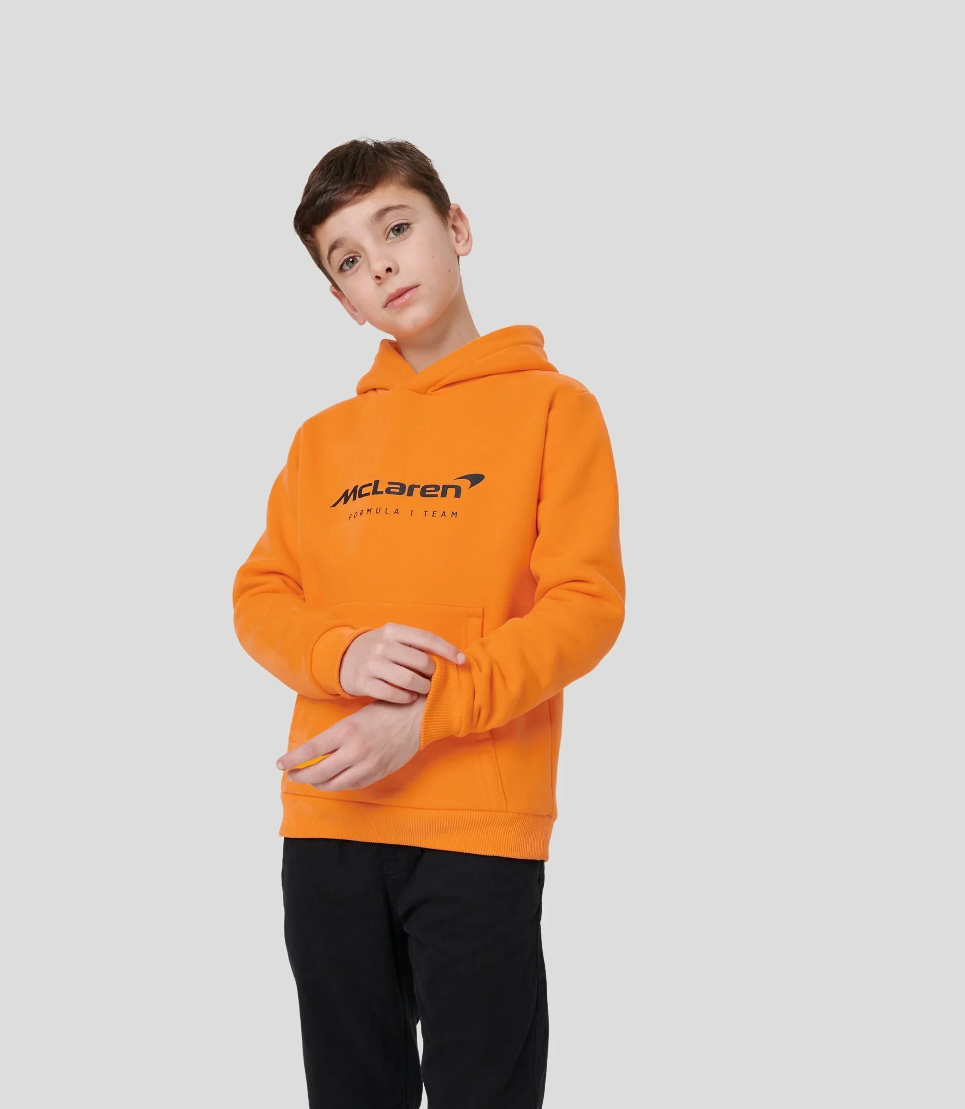 McLaren 2023 Essentials Hoodie Orange Junior